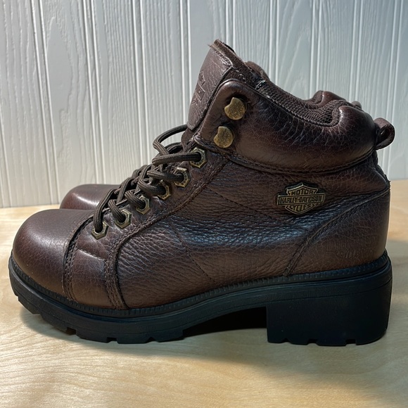 Harley-Davidson Shoes - Harley-Davidson Tyler Lace Chukka Boots - Brown
